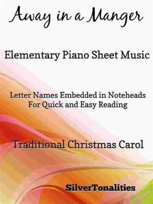 cover image of Away in a Manger Elementary Piano Sheet Music